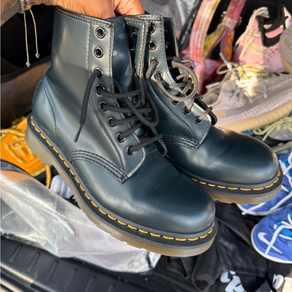 Dr. Martens  Black Leather Boots